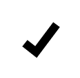 black check mark